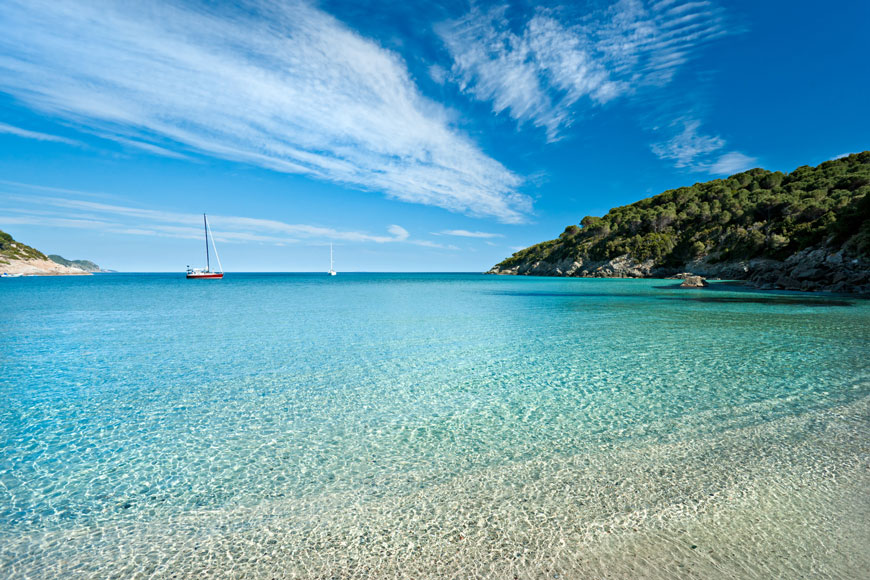 Spiaggia Di Fetovaia Spiaggia Di Sabbia Allisola Delba